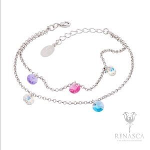 Swarovski authentic Crystals whiterhodium bracelet